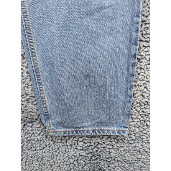Vintage Levis 550 Relaxed Fit Jeans Mens 40X30 Light Wash Dad 90s Y2K Denim Blue - Picture 10 of 15